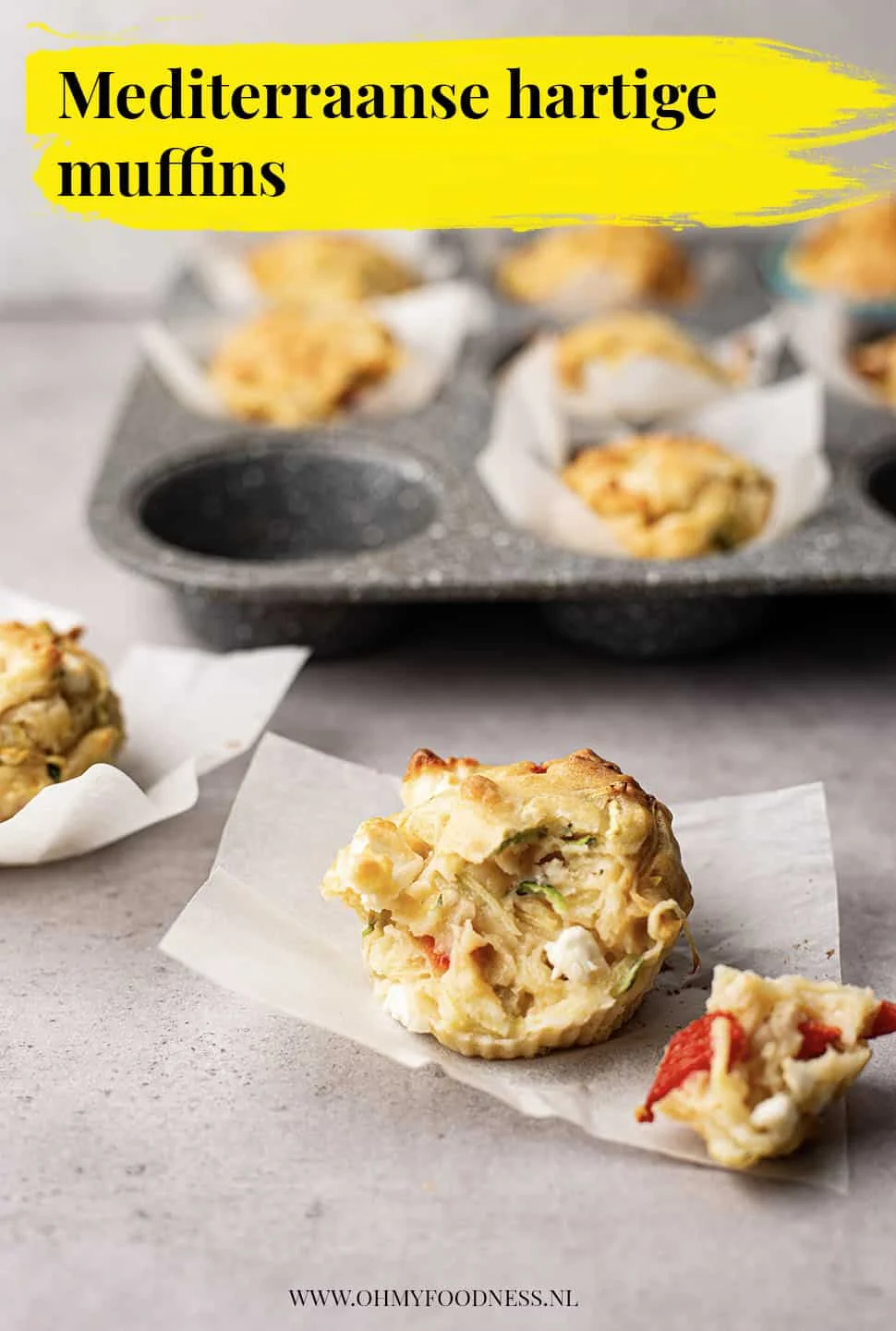 Mediterraanse hartige muffins 3 Mediterraanse hartige muffins
