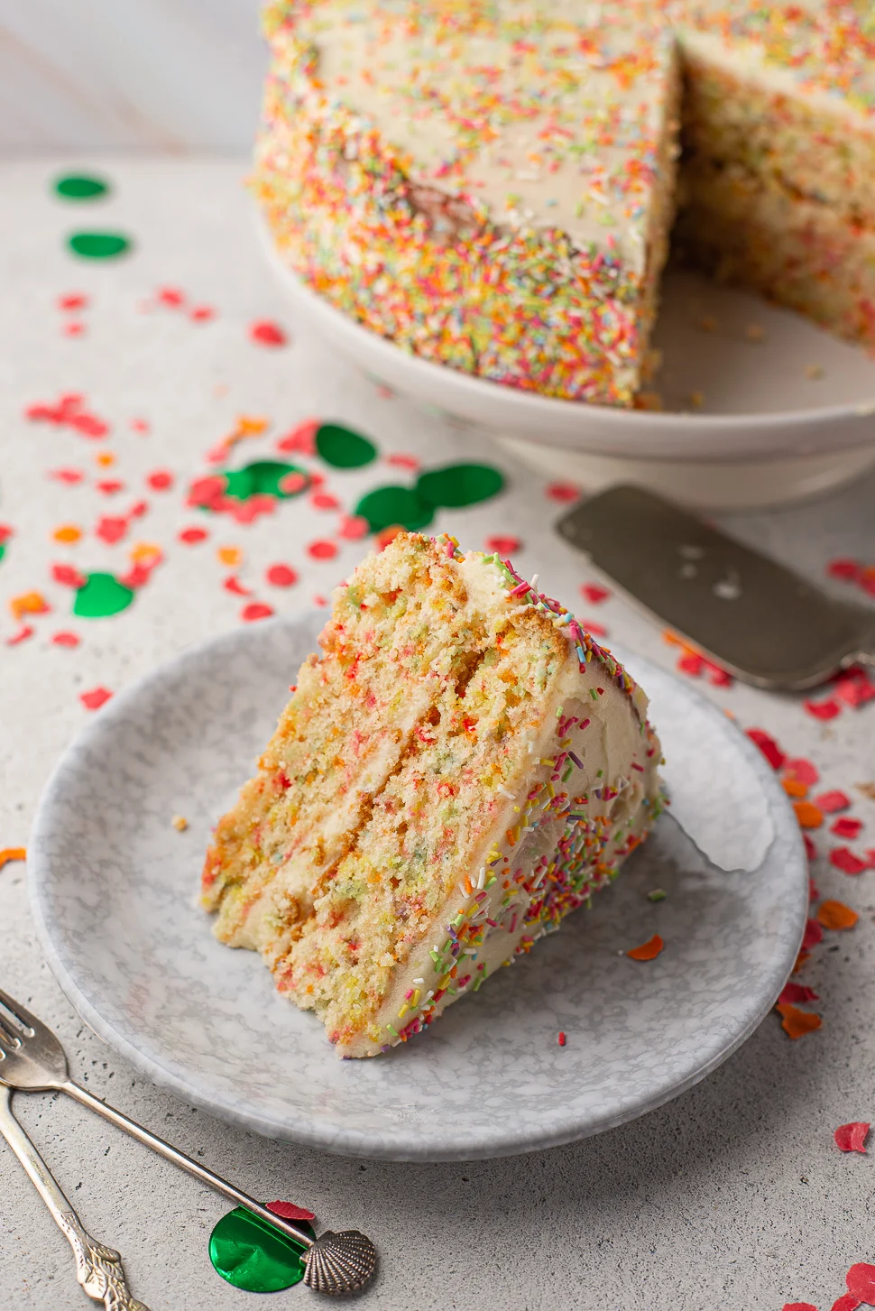 Birthday (confetti) Cake 2 Birthday confetti cake