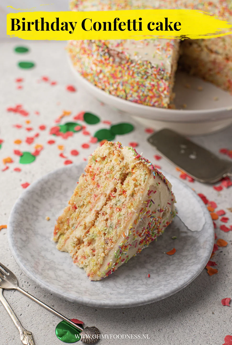 Birthday (confetti) Cake 4 Birthday confetti cake