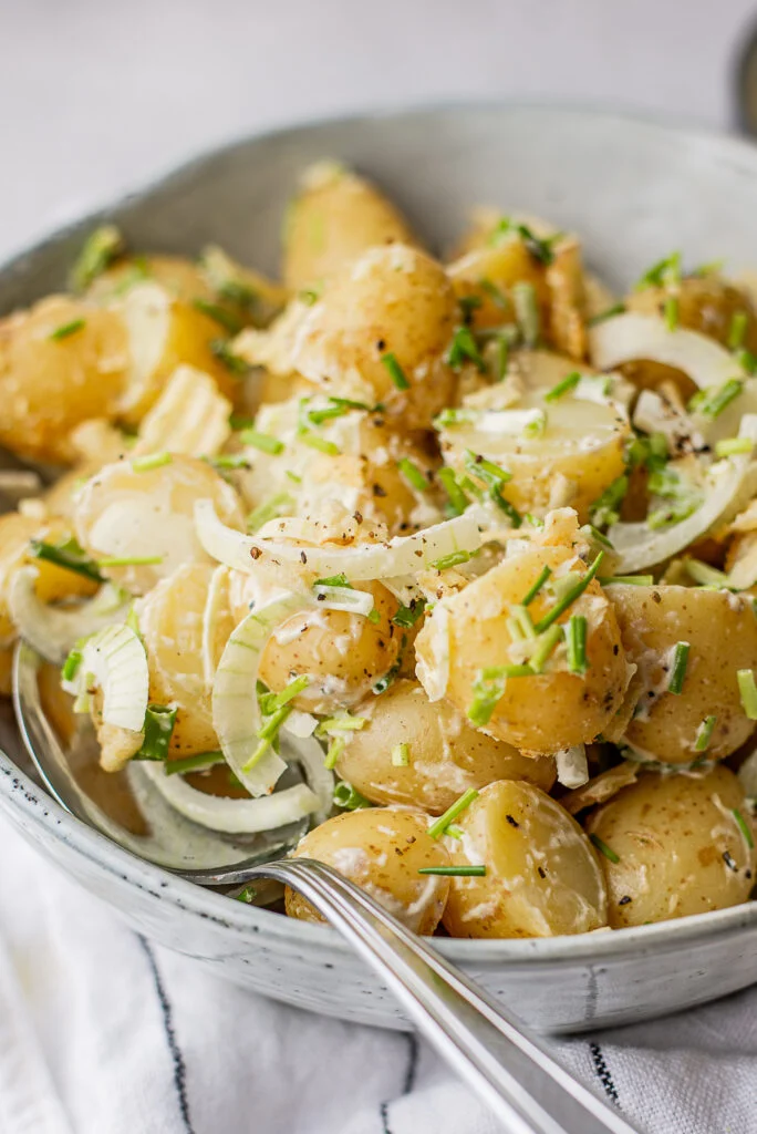 Sour Cream & Onion aardappelsalade 25 Sourcream & Onion aardappelsalade