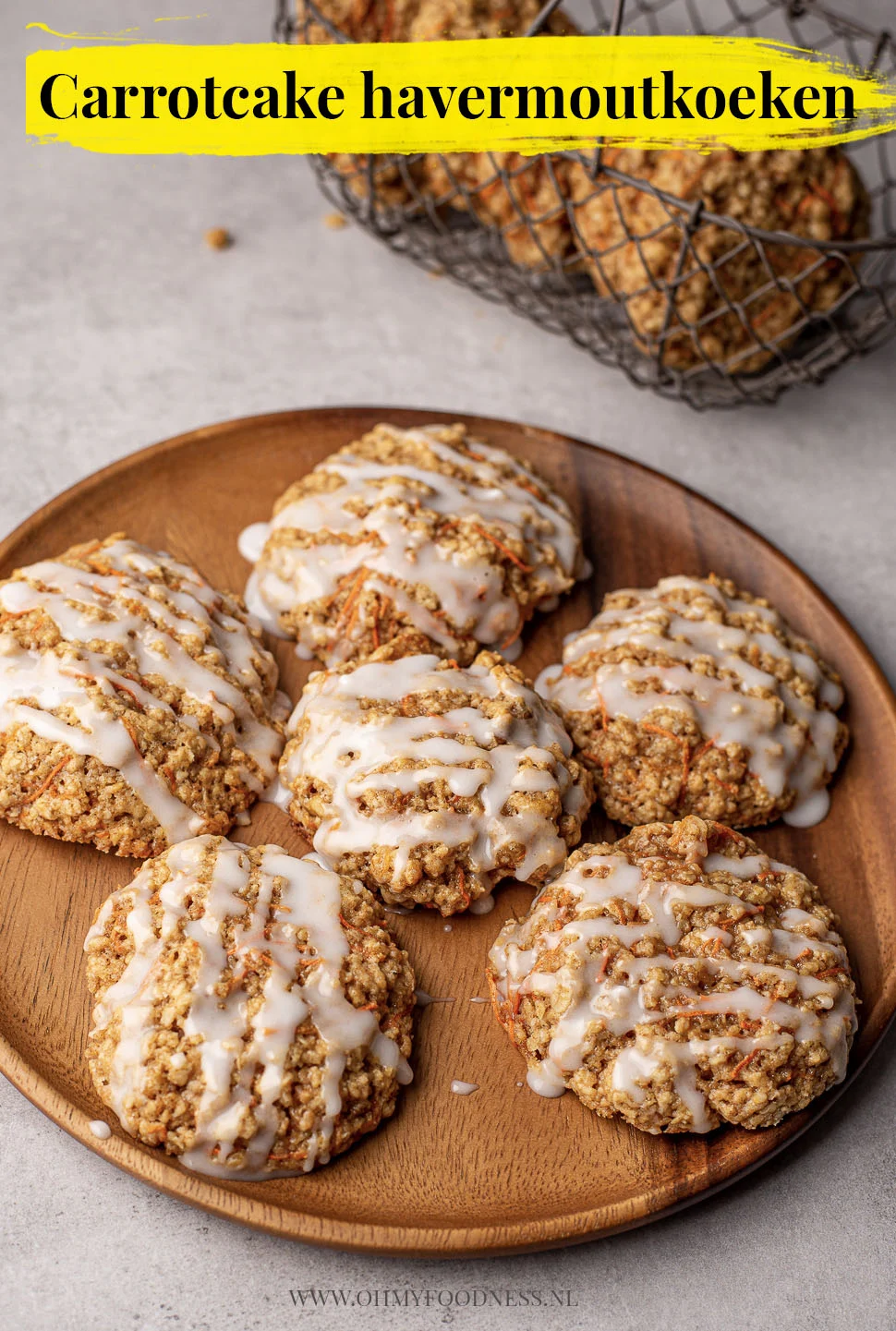 Carrotcake havermoutkoeken 3 Carrotcake havermoutkoeken