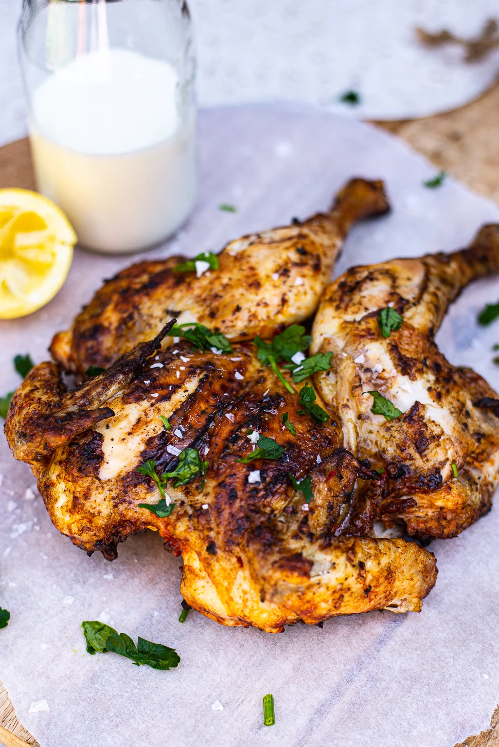 Kip piri piri van de BBQ 2 Kip piri piri van de BBQ