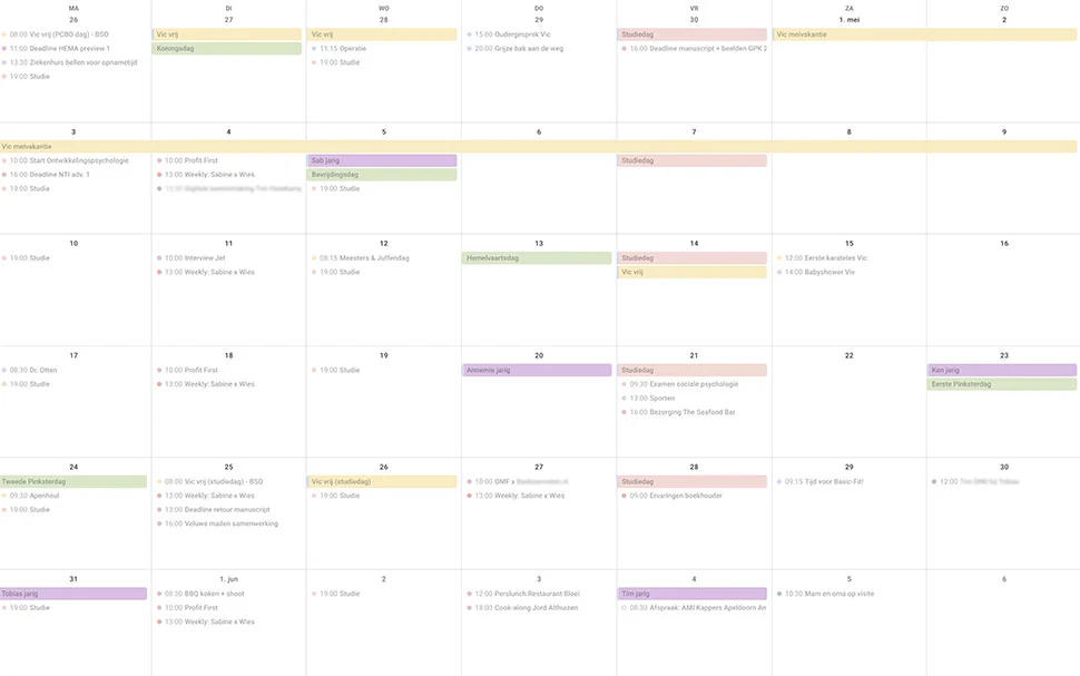 google calendar