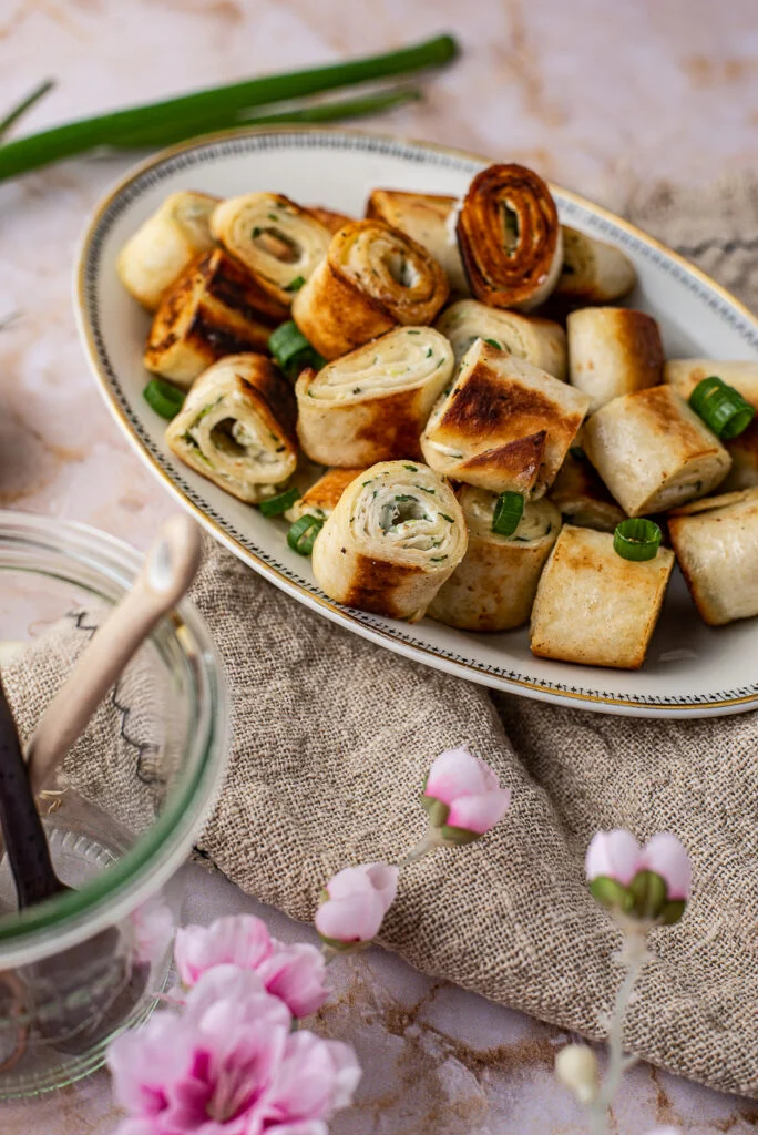 Picknicksnack: Krokante tortillabites met kruidenkaas 4 Knapperige tortillabites met kruidenkaas