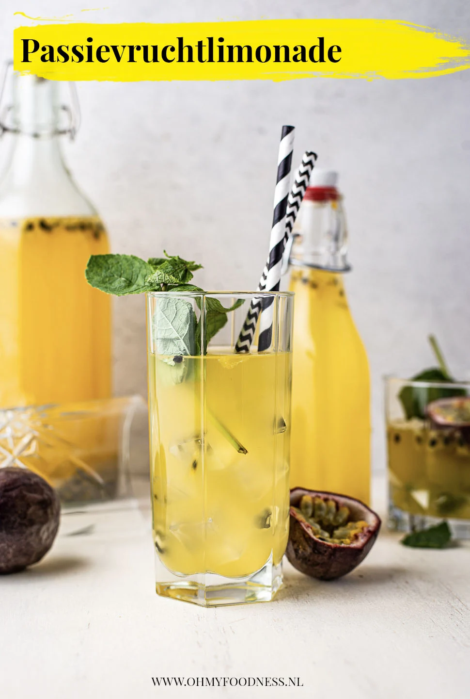 Passievruchtlimonade 3 Passievruchtlimonade
