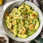 Avocadosalade met citroengarnalen
