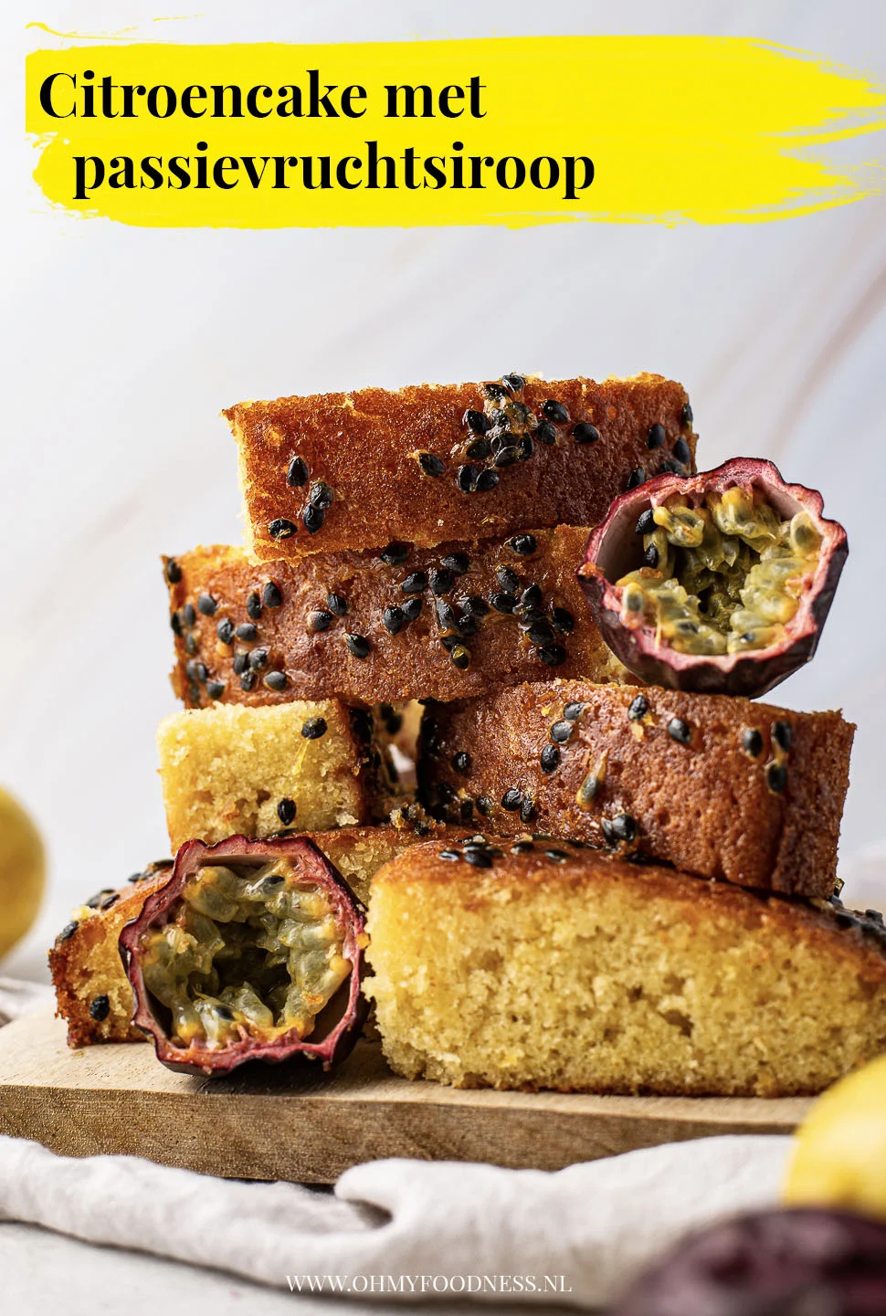 Fastfood Friday: Citroencake met passievruchtsiroop 3 citroencake met passievruchtsiroop