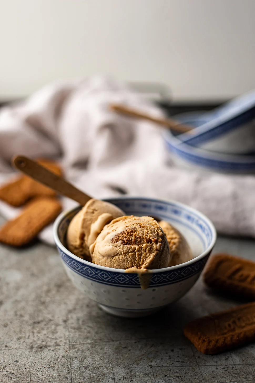 Dulce de leche ijs met Speculooskoekjes 1 dulce de leche ijs met speculooskoekjes