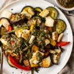 gegrilde groenten met halloumi en chimichurri