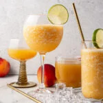 Perzik-margarita slush