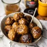 gehaktballetjes in mosterdjus