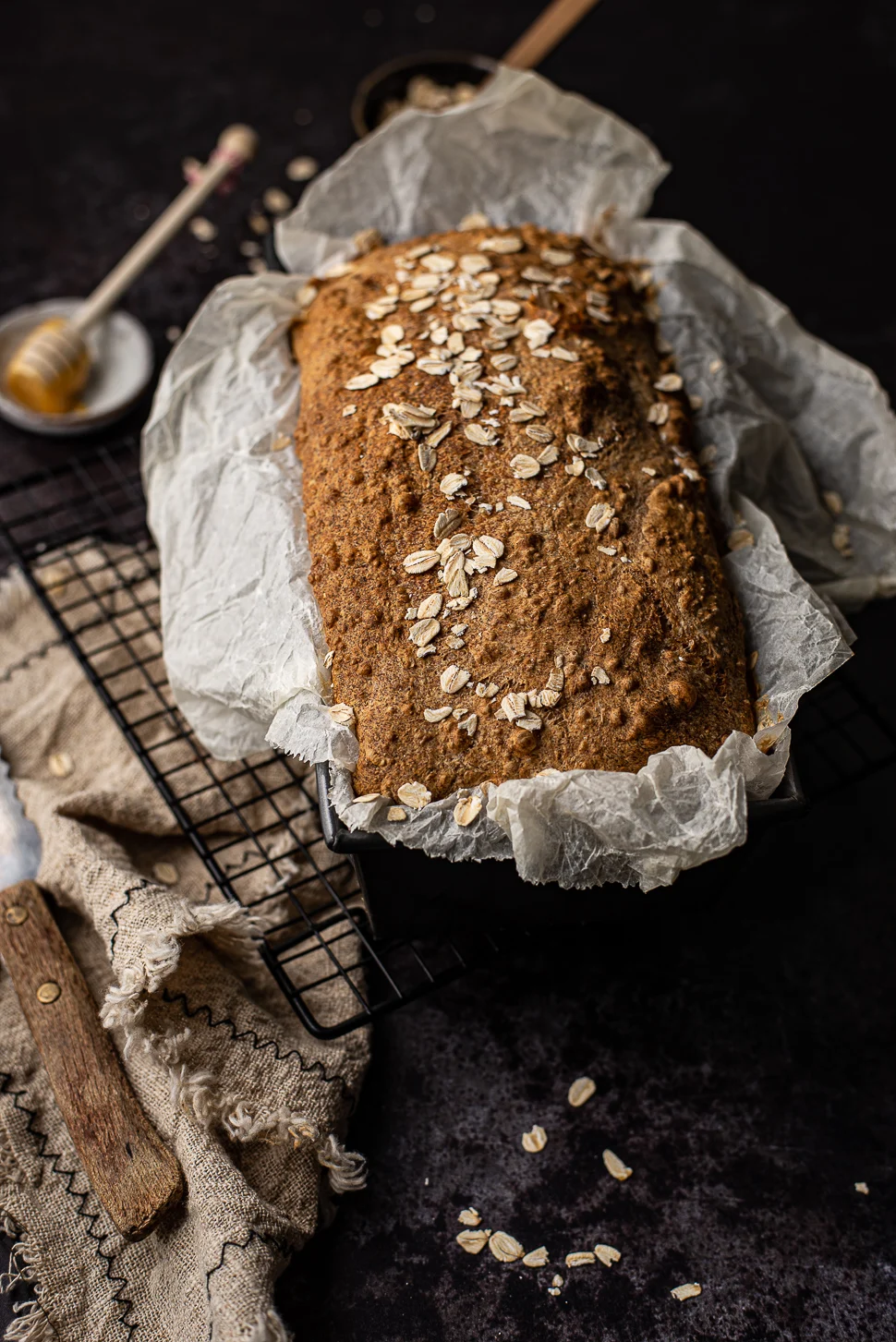Honing-havermoutbrood 1 Honing-havermoutbrood