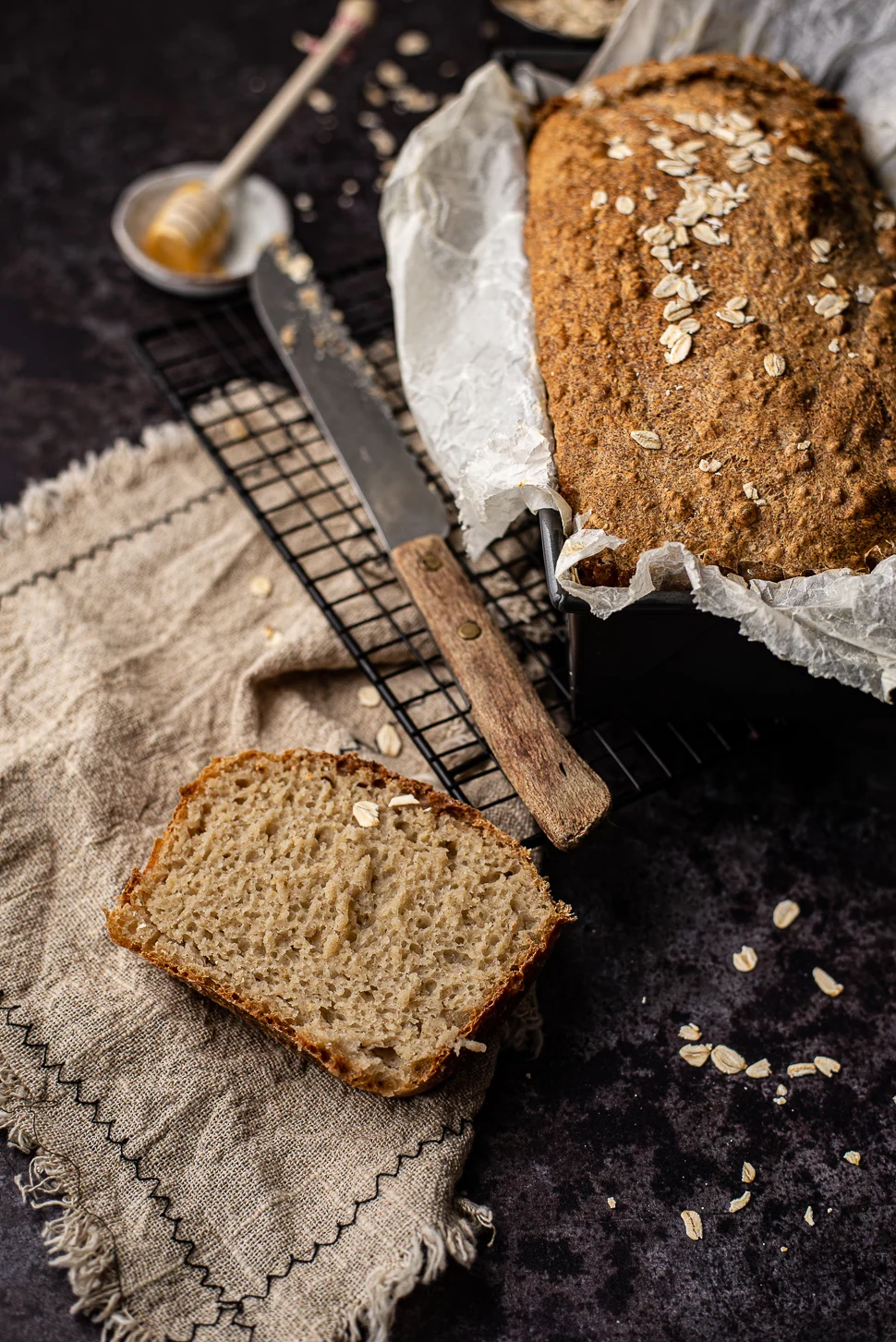Honing-havermoutbrood 3 Honing-havermoutbrood