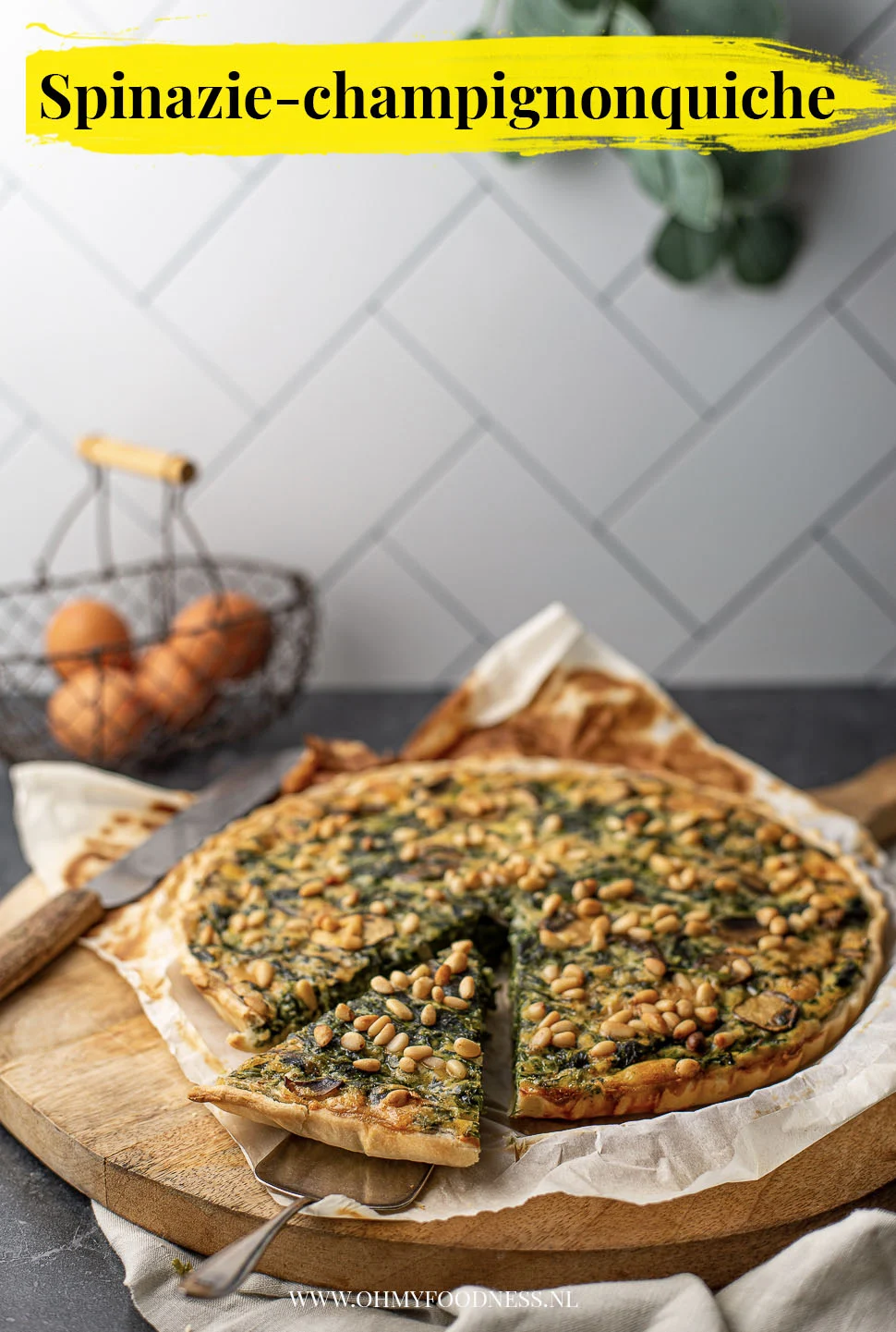Spinazie-champignonquiche 4 Spinazie-champignonquiche