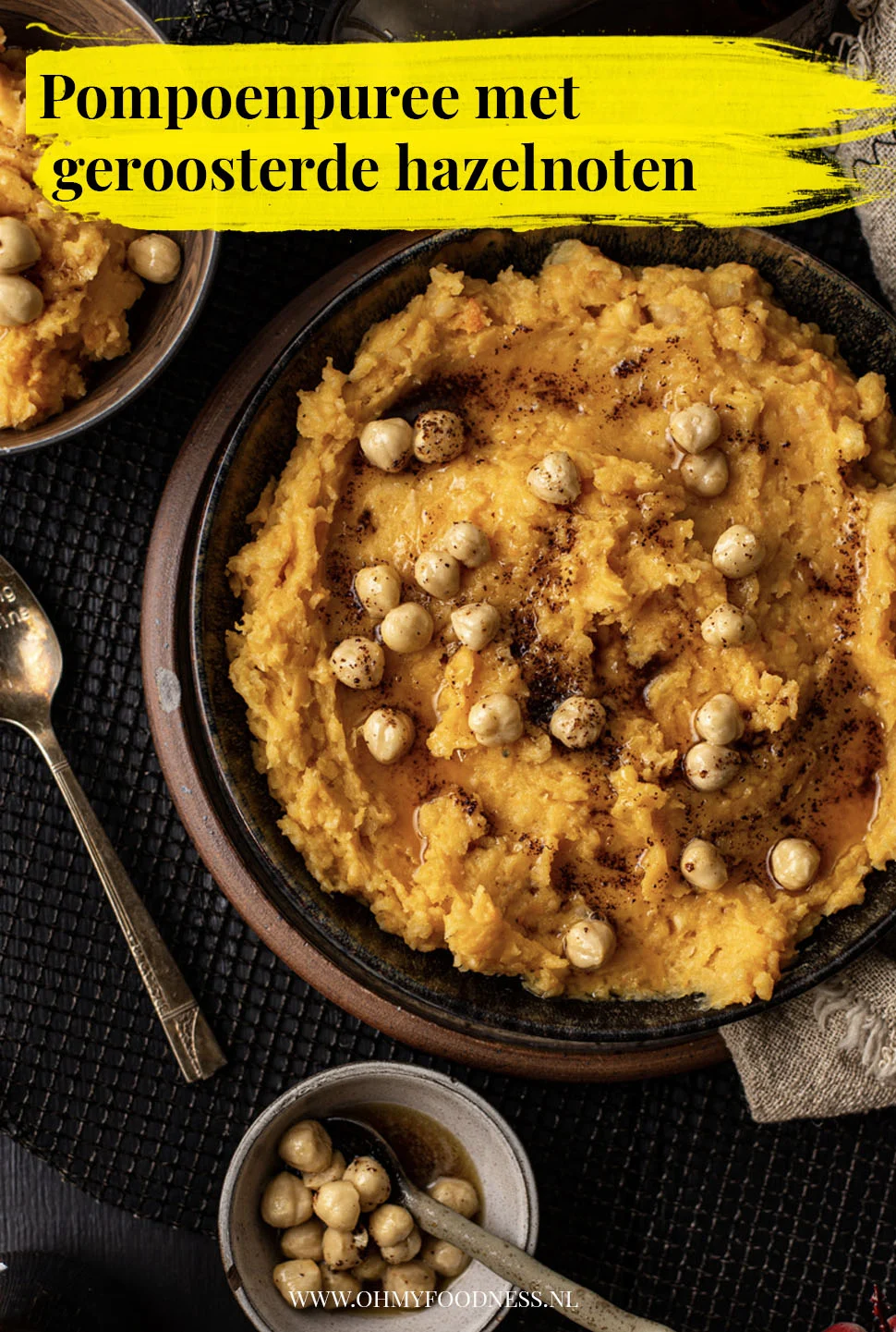 Pompoenpuree met hazelnoten en bruine boter 3 pompoenpuree met hazelnoten en bruine boter