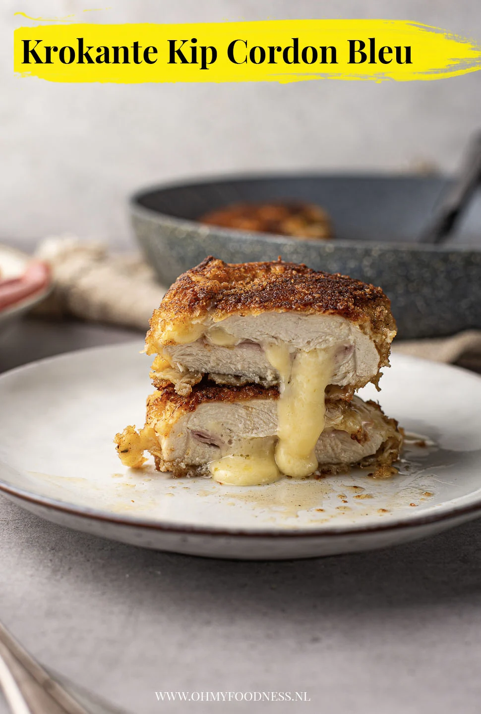 Fastfood Friday: Krokante kip cordon bleu 3 krokante kip cordon bleu