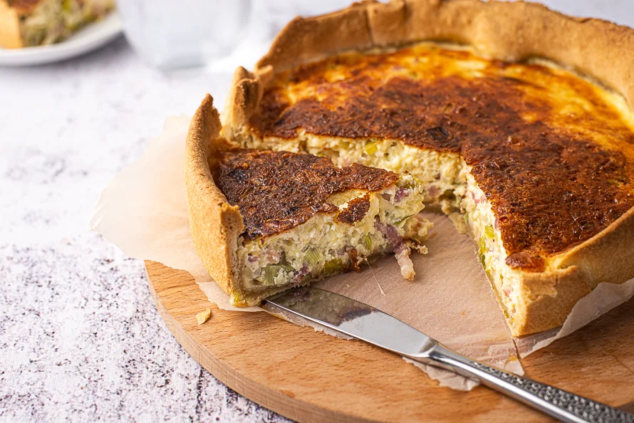 Quiche Lorraine uit de springvorm 2 Quiche Lorraine uit de springvorm