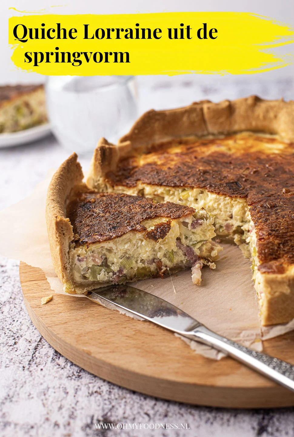 Quiche Lorraine uit de springvorm 3 Quiche Lorraine uit de springvorm