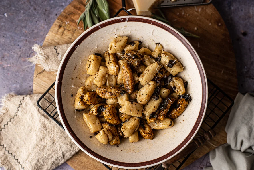 Ricotta gnocchi met salieboter 3 Ricotta gnocchi met salieboter