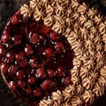 Chocoladecheesecake met kersen