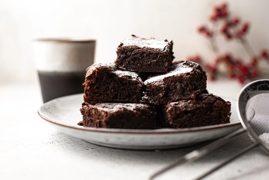 Gingerbread brownies