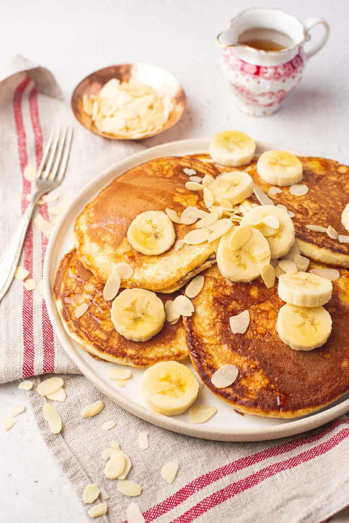 Karamelpancakes met banaan 8 karamelpancakes met banaan