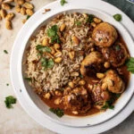 thaise kipgehaktballetjes in massaman saus