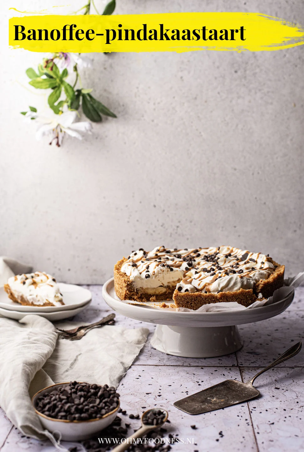 Banoffee-pindakaastaart 4 Banoffee pindakaastaart