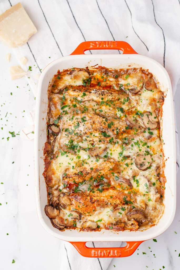 Kazige kipfilet met kastanjechampignons 41 Kazige kipfilet met kastanjechampignons