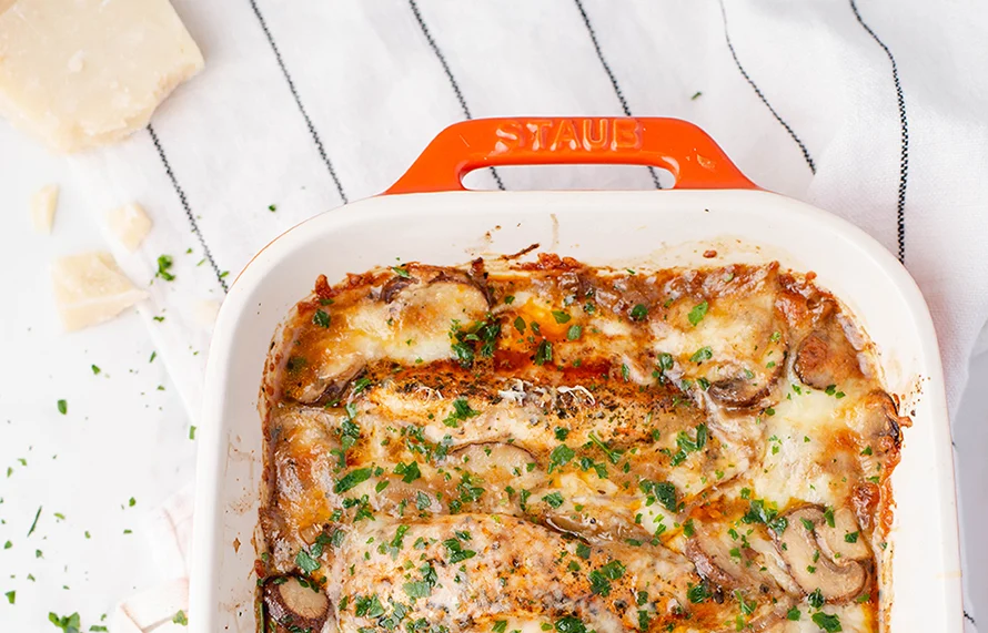 Kazige kipfilet met kastanjechampignons 2 Kazige kipfilet met kastanjechampignons