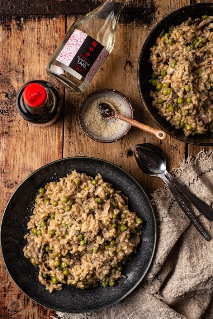 Miso risotto met shiitake en sojasaus 8 risotto met miso en shiitake