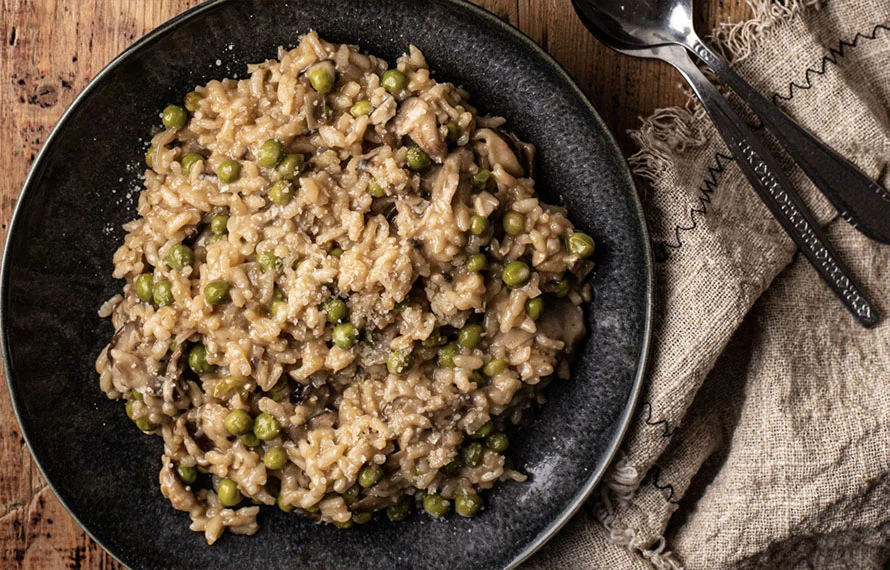 Miso risotto met shiitake en sojasaus 2 risotto met miso en shiitake