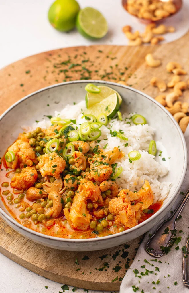 Rode bloemkool curry met cashewnoten 37 Rode bloemkoolcurry met cashewnoten