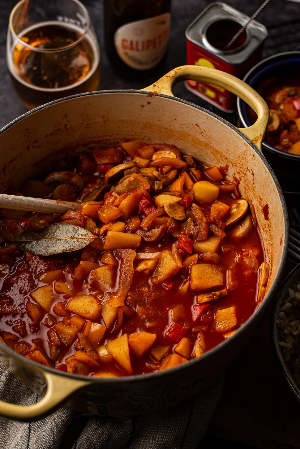 Vegan goulash 2 Vegan goulash