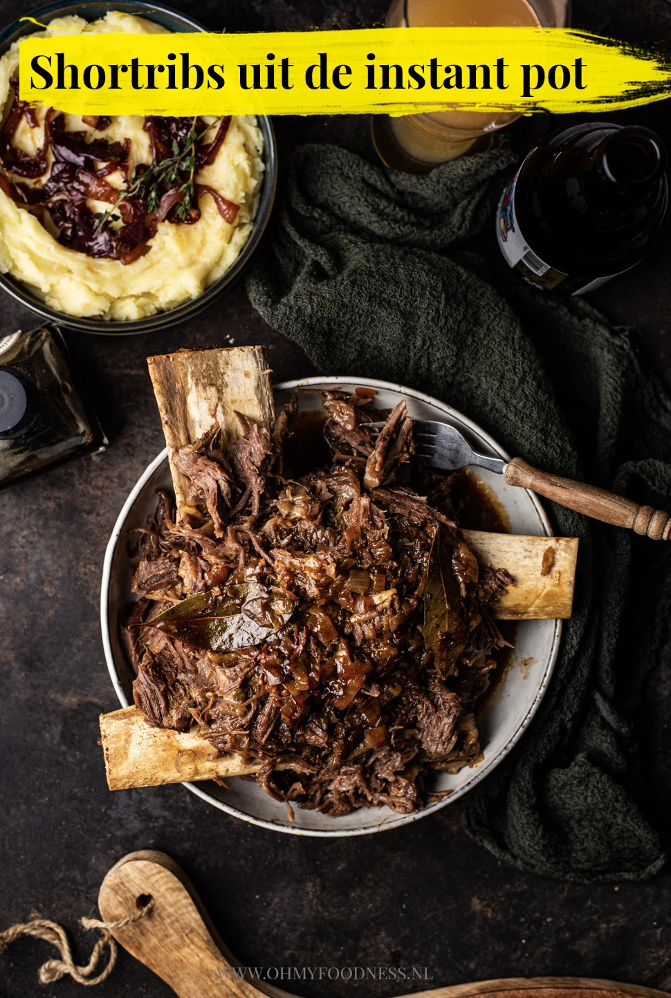 Shortribs uit de instant pot 4 Shortribs uit de instant pot