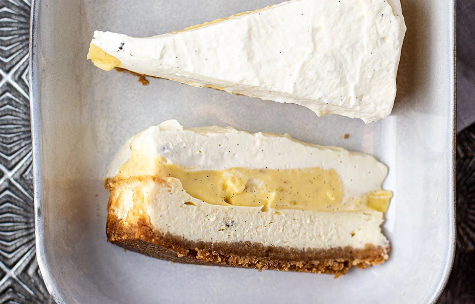 Triple vanille cheesecake