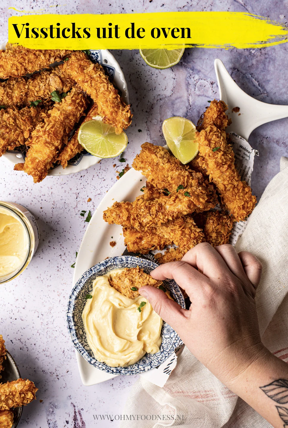 vissticks uit de oven