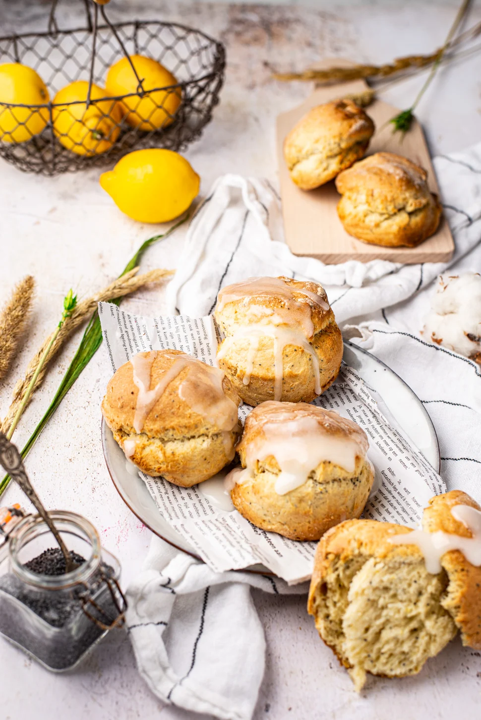 Citroen-maanzaad scones 2 Citroen-maanzaadscones