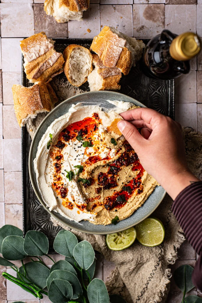 Hummus & geklopte fetadip 17 hummus & geklopte fetadip