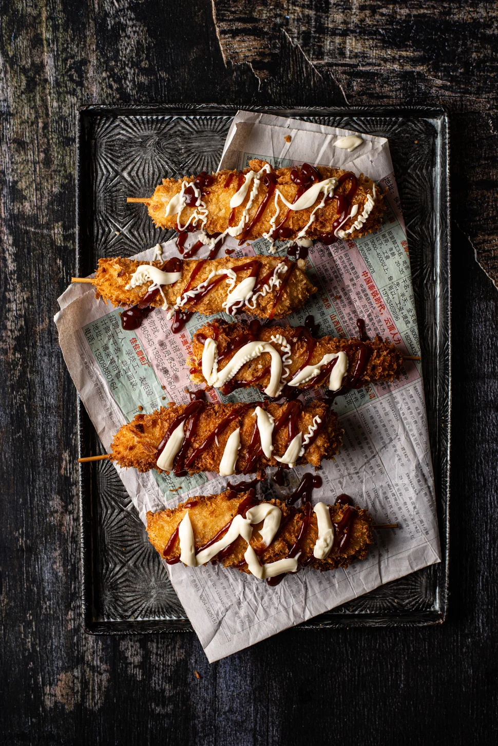 Fastfood Friday: Koreaanse corn dogs 1 koreaanse corn dogs