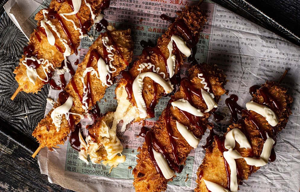 Fastfood Friday: Koreaanse corn dogs 4 koreaanse corn dogs