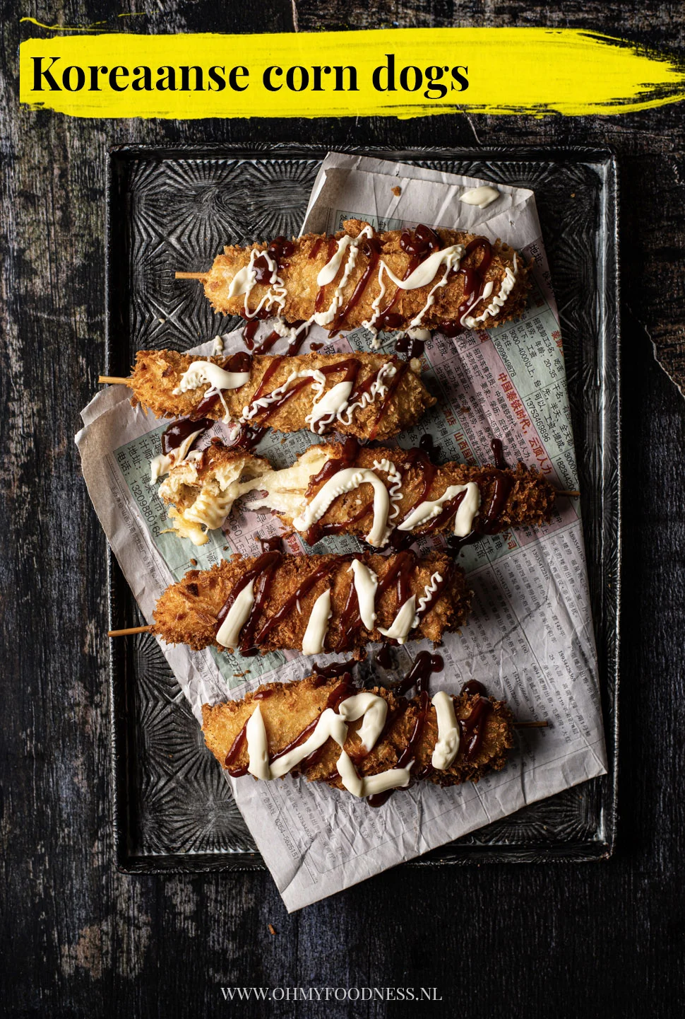 Fastfood Friday: Koreaanse corn dogs 5 koreaanse corn dogs