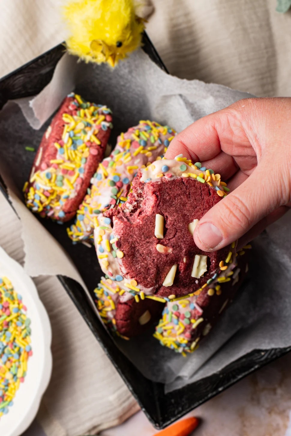 Red Velvet PaasIJSkoekjes 2 Red Velvet PaasIJSkoekjes