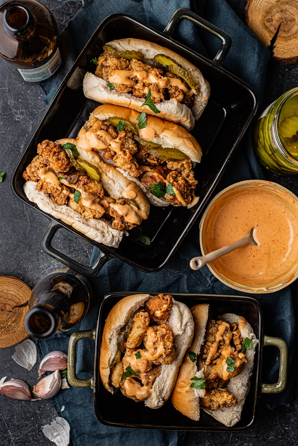 Fastfood Friday: Popcorn chicken broodjes 1 Popcorn chicken broodjes