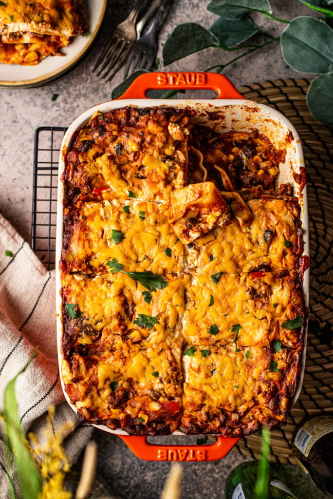 Mexicaanse tacolasagne - Fastfood Friday 24 Tacolasagne