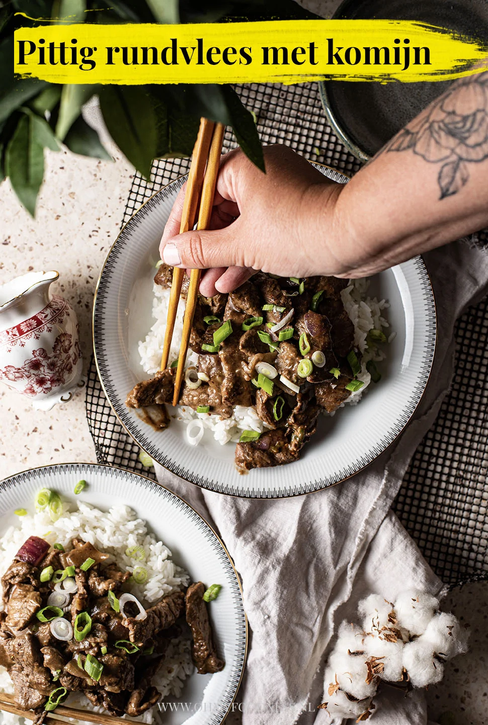 Pittig rundvlees met komijn