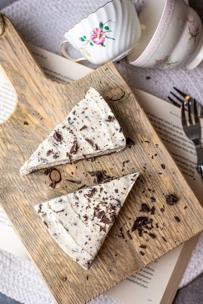 No bake stracciatella cheesecake 7 Stracciatella cheesecake