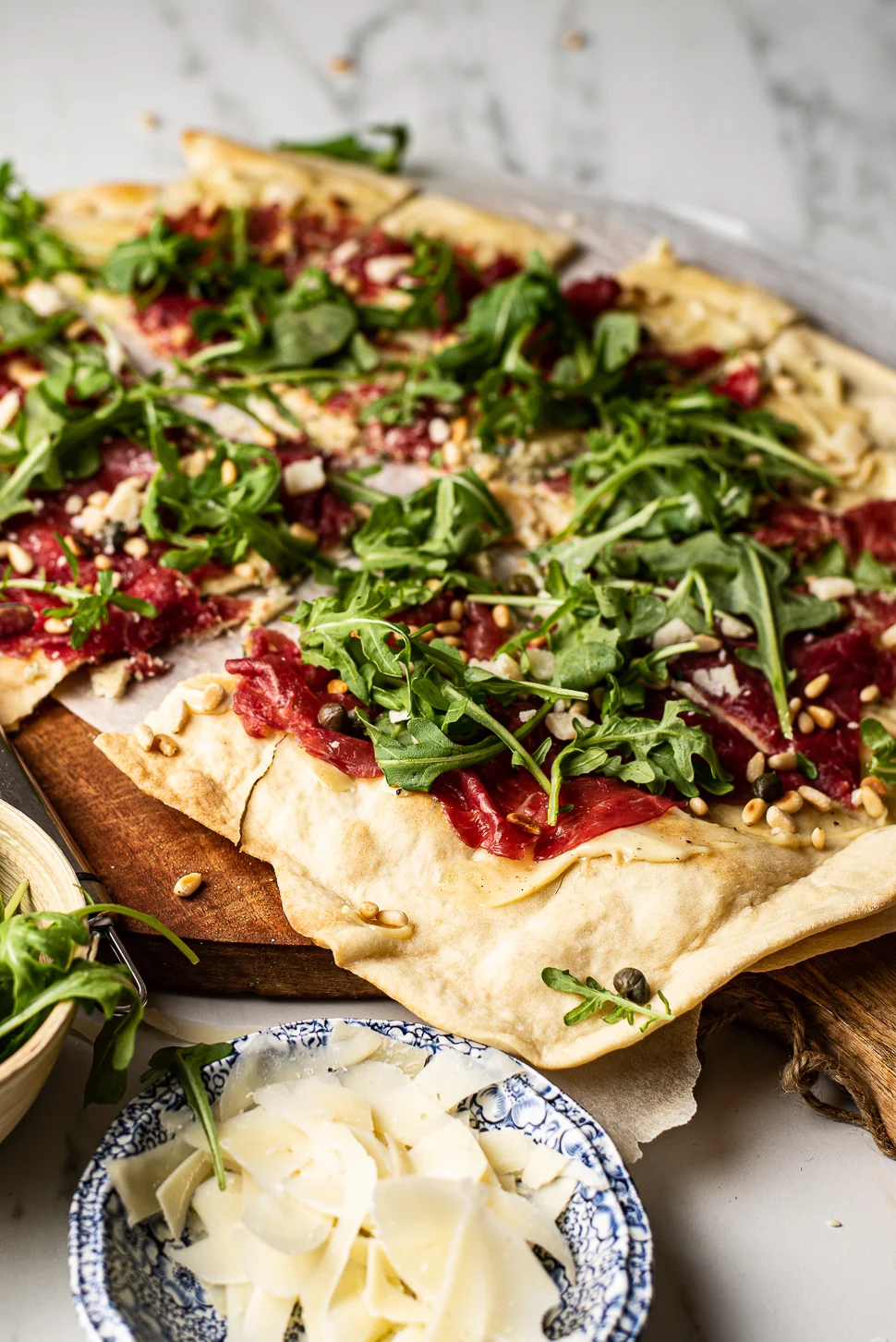 Carpaccio flammkuchen 2 Carpaccio flammkuchen