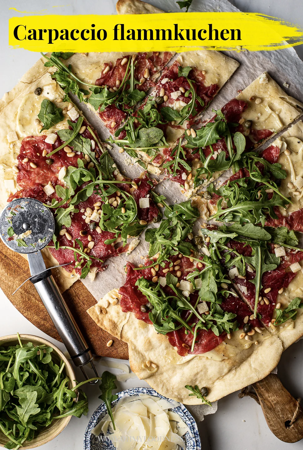 Carpaccio flammkuchen 4 Carpaccio flammkuchen