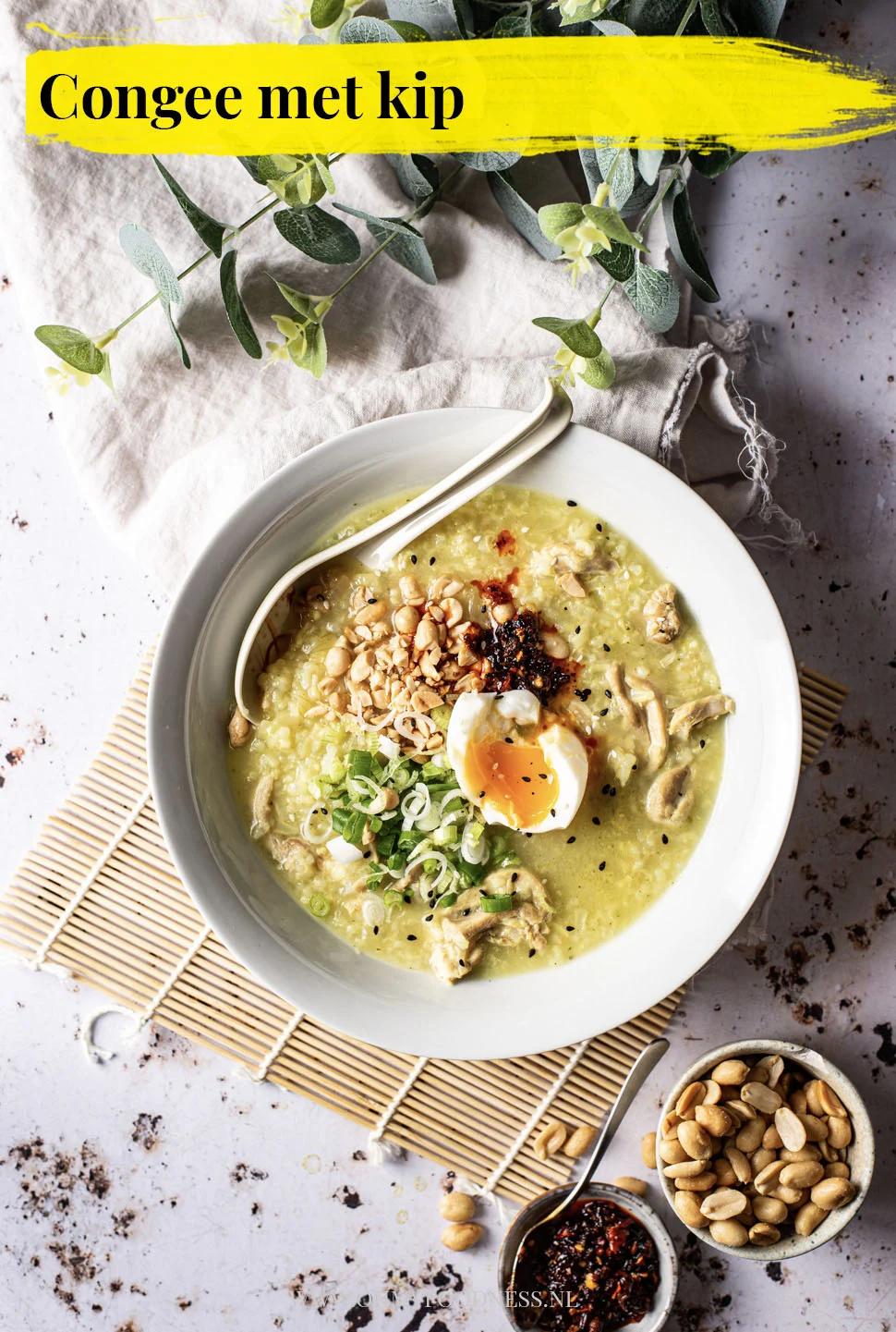 Congee met kip 3 congee met kip